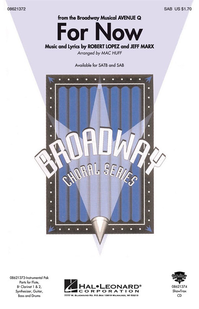 For Now (Avenue Q) (SAB)